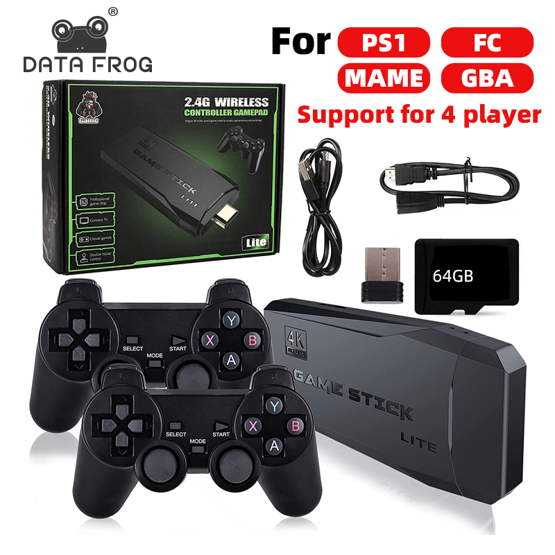 4K HD Video Game Console 2.4G Double Wireless Controller For PS1 FC GBA Retro TV Nostalgic host Dendy Gaming Console 10000 Games Stick
4K HD Video Game Console 2.4G Double Wireless Controller For PS1 FC GBA Retro TV Nostalgic host Dendy Gaming Console 10000 Games Stick