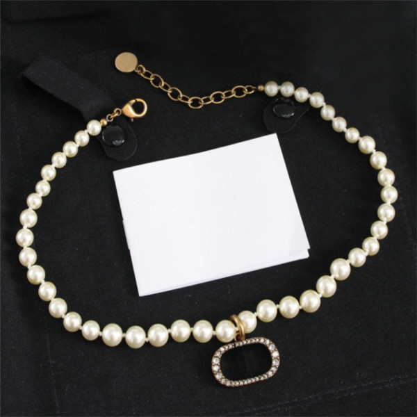 Fashion Pendant Necklaces gold pearl necklace Chokers for lady Women Party Wedding Lovers gift engagement Jewelry for Bride with bo, Silver
Fashion Pendant Necklaces gold pearl necklace Chokers for lady Women Party Wedding Lovers gift engagement Jewelry for Bride with bo, Silver