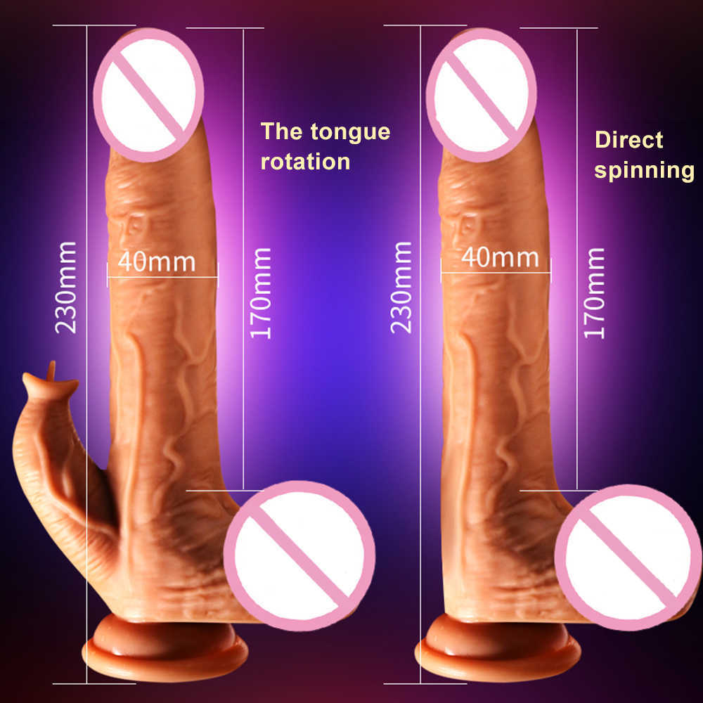 Realistic Dildo Vibrator Adult Toys for Women USB Charging Female Masturbator Thrusting G-spot Dildo Sex Toy for Women Sex Shop Y201118