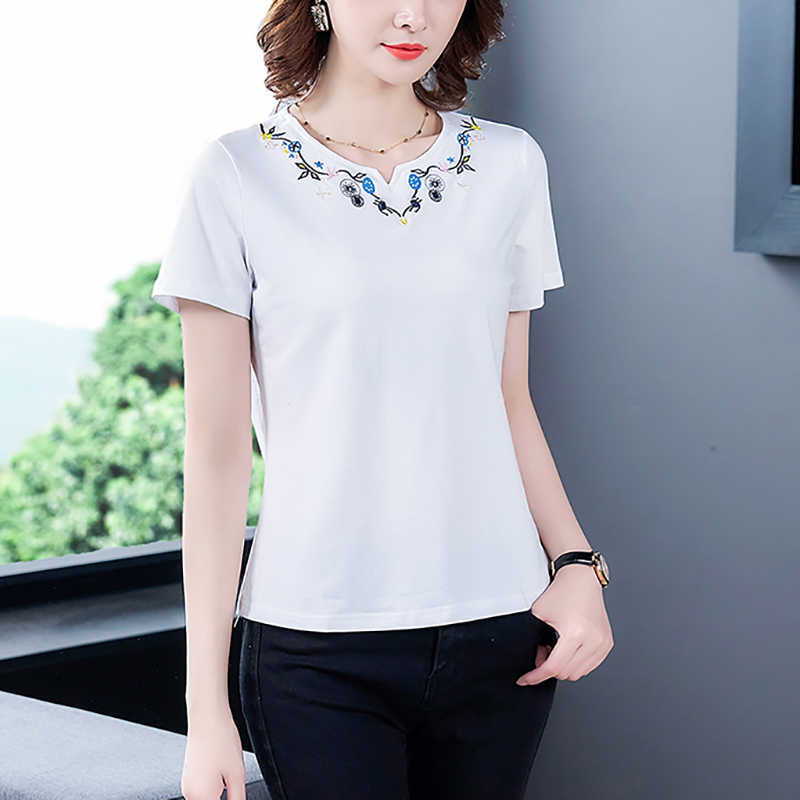 Camisetas Mujer Embroidery Tops Women V-Neck Vintage Tshirt T-Shirt Korean Clothes T Shirt Femme s Clothing 210615, Yellow
Camisetas Mujer Embroidery Tops Women V-Neck Vintage Tshirt T-Shirt Korean Clothes T Shirt Femme s Clothing 210615, Yellow