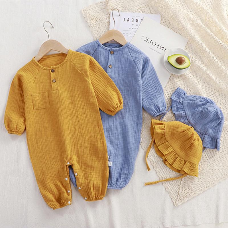 Jumpsuits Cotton Baby Romper Boys Girls Long Sleeve Jumpsuit Spring Autumn Children Sleepwear O-Neck Kid Bed Sleeping Clothes, Blue
Jumpsuits Cotton Baby Romper Boys Girls Long Sleeve Jumpsuit Spring Autumn Children Sleepwear O-Neck Kid Bed Sleeping Clothes, Blue