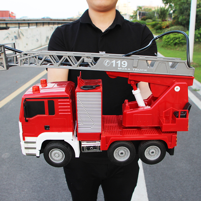 Large RC 2.4G big Remote Control Electric Fire rescue Truck Spray fire Toy Car Sprinkler Music Fire car Engines Educational Toys
Large RC 2.4G big Remote Control Electric Fire rescue Truck Spray fire Toy Car Sprinkler Music Fire car Engines Educational Toys