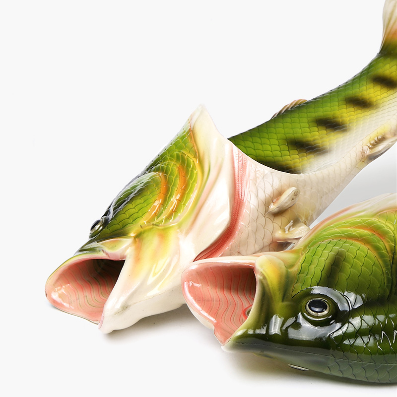 Slippers Man Summer Funny Footwear Family House Shoes Men Large Size 33-47 Beach Boys Unisex Fish Men 2021