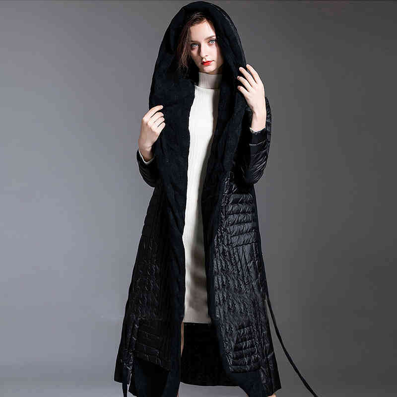 Johnature Winter Women Solid Color Hooded Down Belt Coats Casual Warm Women Clothing Pockets High Quality Coats 210521, Black
Johnature Winter Women Solid Color Hooded Down Belt Coats Casual Warm Women Clothing Pockets High Quality Coats 210521, Black
