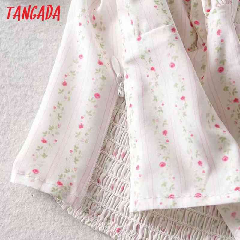 Women Floral Print Summer Crop Short Sleeve Chic Female Sexy Slim Shirt Tops 3D48 210416