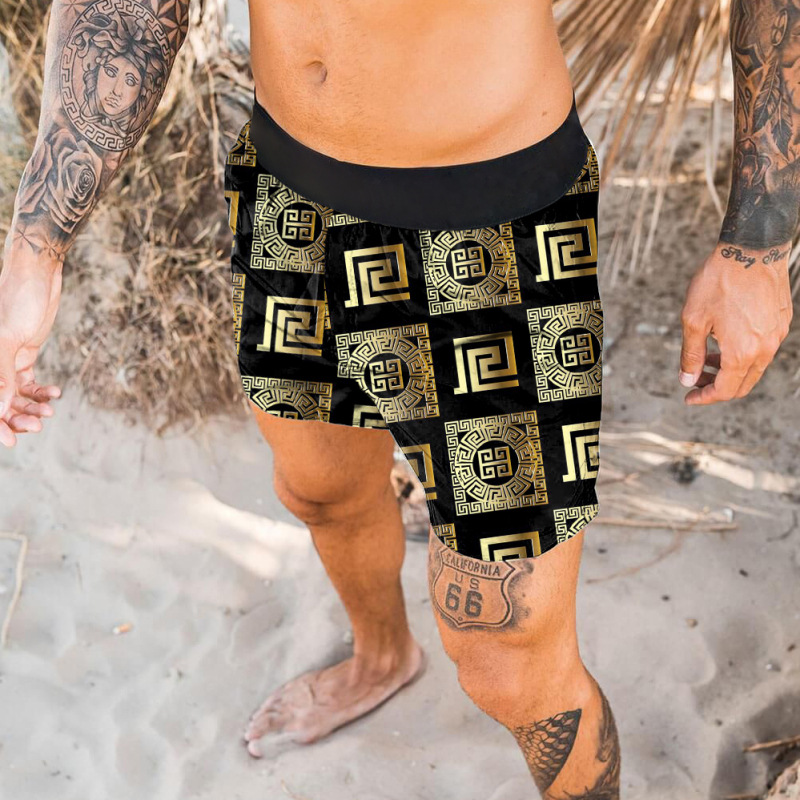 Men' Swimwear Trunk Short Print beach pant man shorts vintage printing trousers pantalones, As picture
Men' Swimwear Trunk Short Print beach pant man shorts vintage printing trousers pantalones, As picture