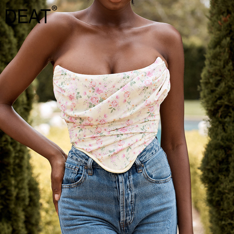 Women Printing Slim Backless Asymmetrical Vest Arrivals Sexy Solid Color Fashion Spring Summer 11D108 210525, Floral
Women Printing Slim Backless Asymmetrical Vest Arrivals Sexy Solid Color Fashion Spring Summer 11D108 210525, Floral