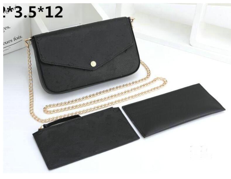 2 style Mobile phone bag wallet three-piece, new three-in-one chain bag single shoulder Messenger bag detachable, Embossing solid color pink
2 style Mobile phone bag wallet three-piece, new three-in-one chain bag single shoulder Messenger bag detachable, Embossing solid color pink