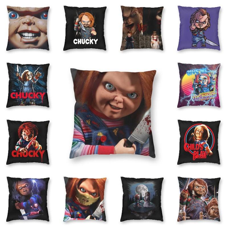 Cushion/Decorative Pillow Chucky Doll Child's Play TV Series Horror Cushion Cover Two Side Printing Throw Case For Sofa Pillowcase Home Deco, White
Cushion/Decorative Pillow Chucky Doll Child's Play TV Series Horror Cushion Cover Two Side Printing Throw Case For Sofa Pillowcase Home Deco, White