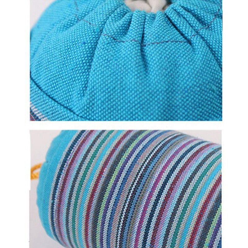 Stripe Yoga Cervical Pillow Old Coarse Cloth Buckwheat Health Care Stick Cervical Physiotherapy Neck Pillows