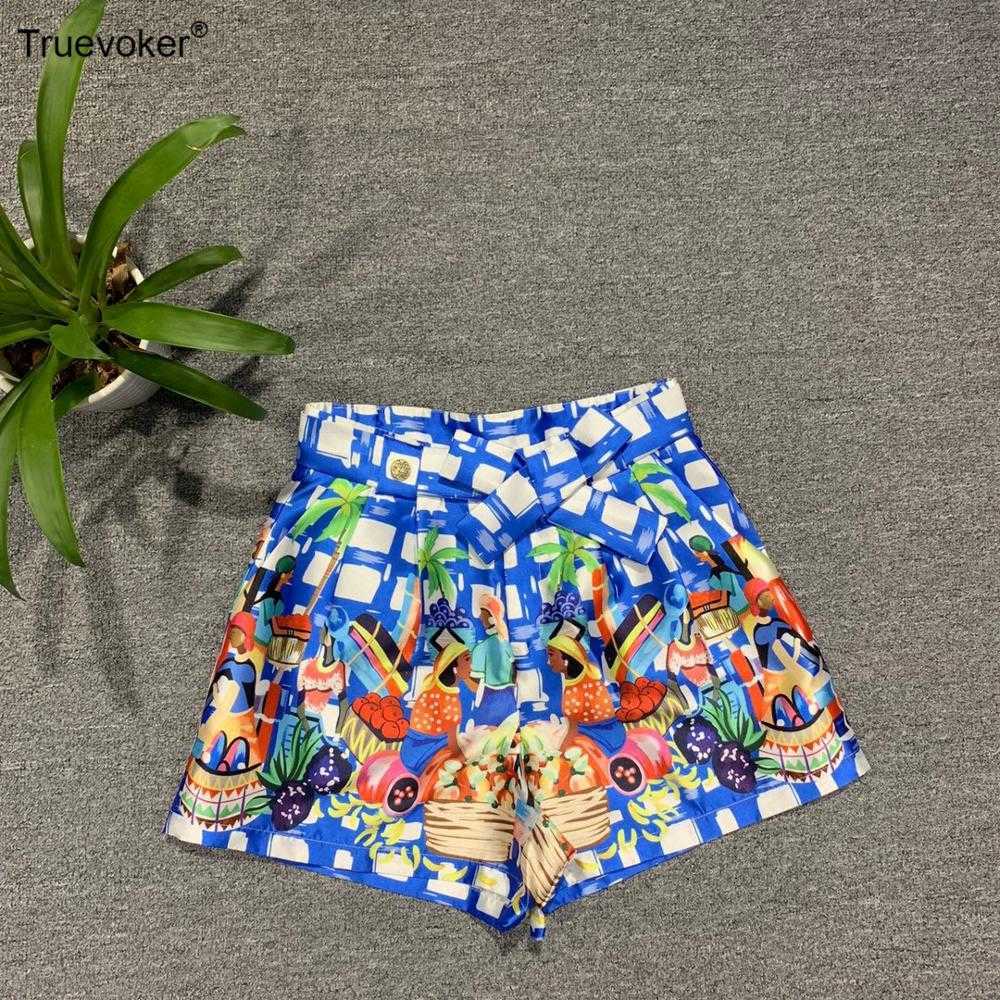 Truevoker Summer Runway Fashion Short' High Street Blue Ethnic Print Tied Waist Plaid Beach 210602
Truevoker Summer Runway Fashion Short' High Street Blue Ethnic Print Tied Waist Plaid Beach 210602