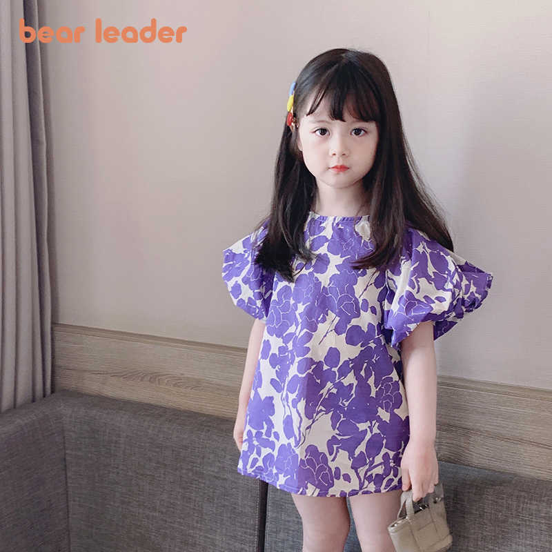 Bear Leader Girls Flowers Party Costumes Summer Baby Girl Casual Cute Dresses Korean Puff Sleeve Children Suits 1-6 Years 210708, Ah3336purple
Bear Leader Girls Flowers Party Costumes Summer Baby Girl Casual Cute Dresses Korean Puff Sleeve Children Suits 1-6 Years 210708, Ah3336purple