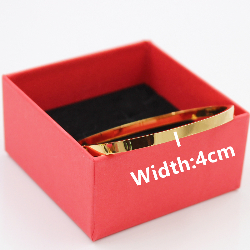 Top Quality Luxury Designer Bangle Wide 40mm Lady Cuff Screw Bangles Stainless Steel Never Fade Bracelets&Bangles Thin Carti Bracelet Jewelry
Top Quality Luxury Designer Bangle Wide 40mm Lady Cuff Screw Bangles Stainless Steel Never Fade Bracelets&Bangles Thin Carti Bracelet Jewelry
