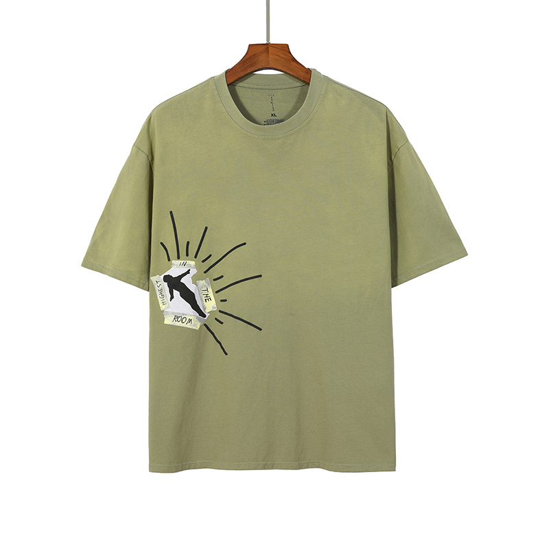 2021 USA spring summer cool Highest Men T Shirt Women Puff print water wash Gradient Green Cotton Tee Tshirt, White;black 
2021 USA spring summer cool Highest Men T Shirt Women Puff print water wash Gradient Green Cotton Tee Tshirt, White;black