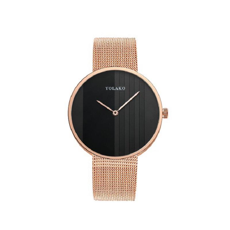Wristwatches YOLAKO Women Watch Rose Gold Fashion For Simple Large Dial Quartz Wristwatch Female Clock Zegarek Damski 2021 Reloj, Silver
Wristwatches YOLAKO Women Watch Rose Gold Fashion For Simple Large Dial Quartz Wristwatch Female Clock Zegarek Damski 2021 Reloj, Silver