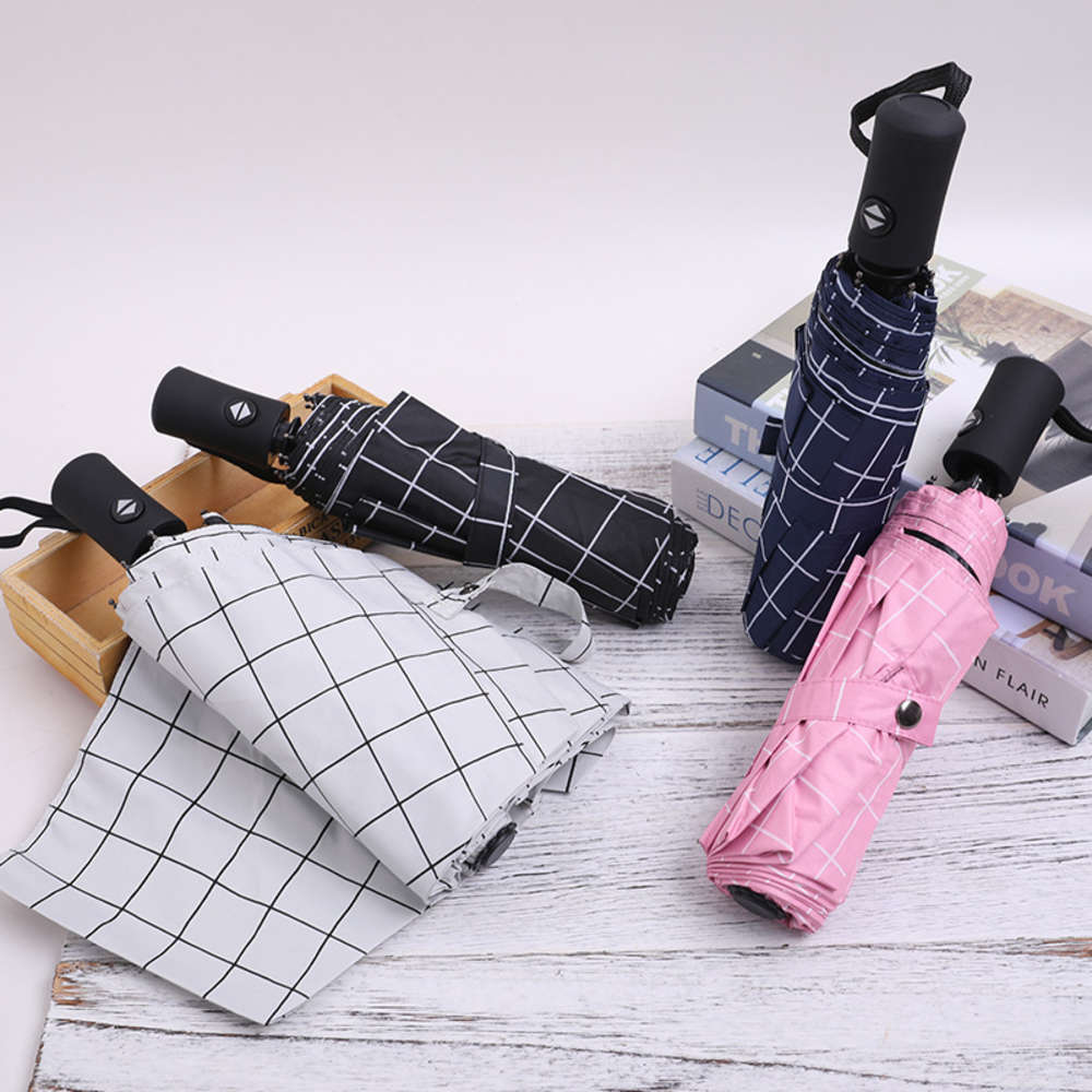 One button self open and close full automatic lattice black glue sunscreen folding umbrella advertising gift
One button self open and close full automatic lattice black glue sunscreen folding umbrella advertising gift