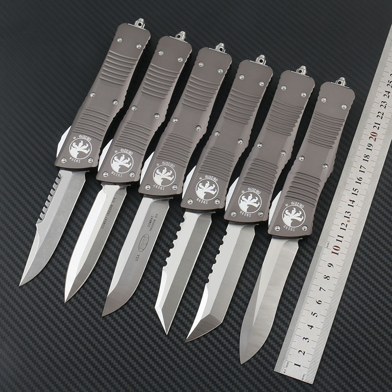 High quality Microtech COMBAT TROODON Automatic knife Tactical Knife D2 blade T6-6061 Aluminum alloy Outdoor camping survival EDC tool pocket knives
High quality Microtech COMBAT TROODON Automatic knife Tactical Knife D2 blade T6-6061 Aluminum alloy Outdoor camping survival EDC tool pocket knives