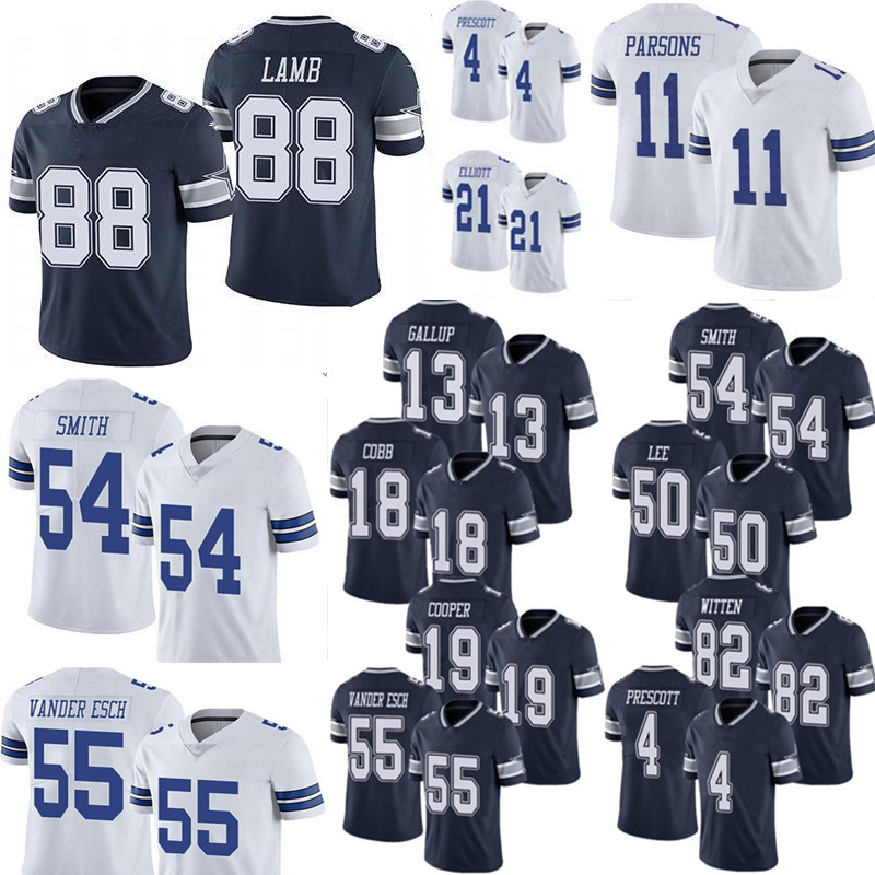 NEW Mens Football 4 Dak Prescott 21 Ezekiel Elliott 55 Leighton Vander Esch 19 DallaCowboysAmari Cooper 88 CeeDee Lamb 11 Micah Parsons jerseys blue white, As
NEW Mens Football 4 Dak Prescott 21 Ezekiel Elliott 55 Leighton Vander Esch 19 DallaCowboysAmari Cooper 88 CeeDee Lamb 11 Micah Parsons jerseys blue white, As