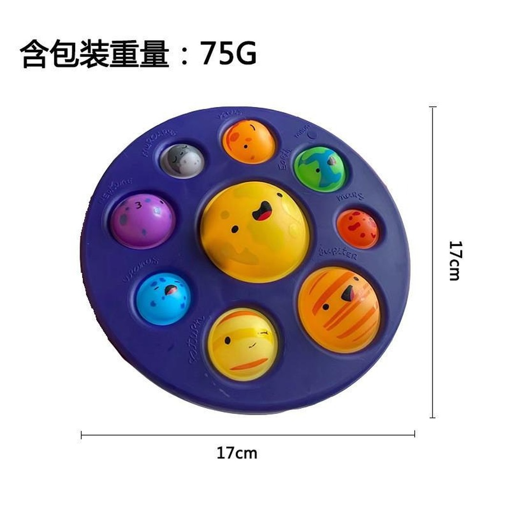 2021 Newest Simple Dimple Sensory Fidget Toys Simulation Planet Antistress Squeeze Relief Stress Anxiety Toy For Kids Chidren Gift DHL