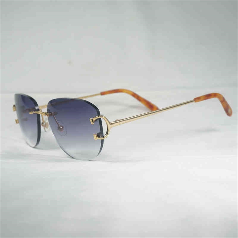 Fine Accessories Ancient Rimless Wire Rimless Sunglasses Men Oval Eyewear Women For Summer Metal Frame Oculos De Sol Las Gafas French
Fine Accessories Ancient Rimless Wire Rimless Sunglasses Men Oval Eyewear Women For Summer Metal Frame Oculos De Sol Las Gafas French
