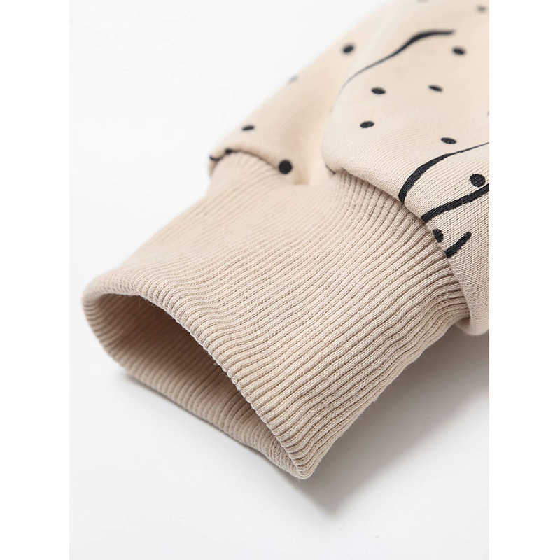 Women Sweatshirts Beautiful Girls Printed Long Sleeves O-Neck Chic Lady Fashion Casual Woman Pullover Hoodie Tops 210816