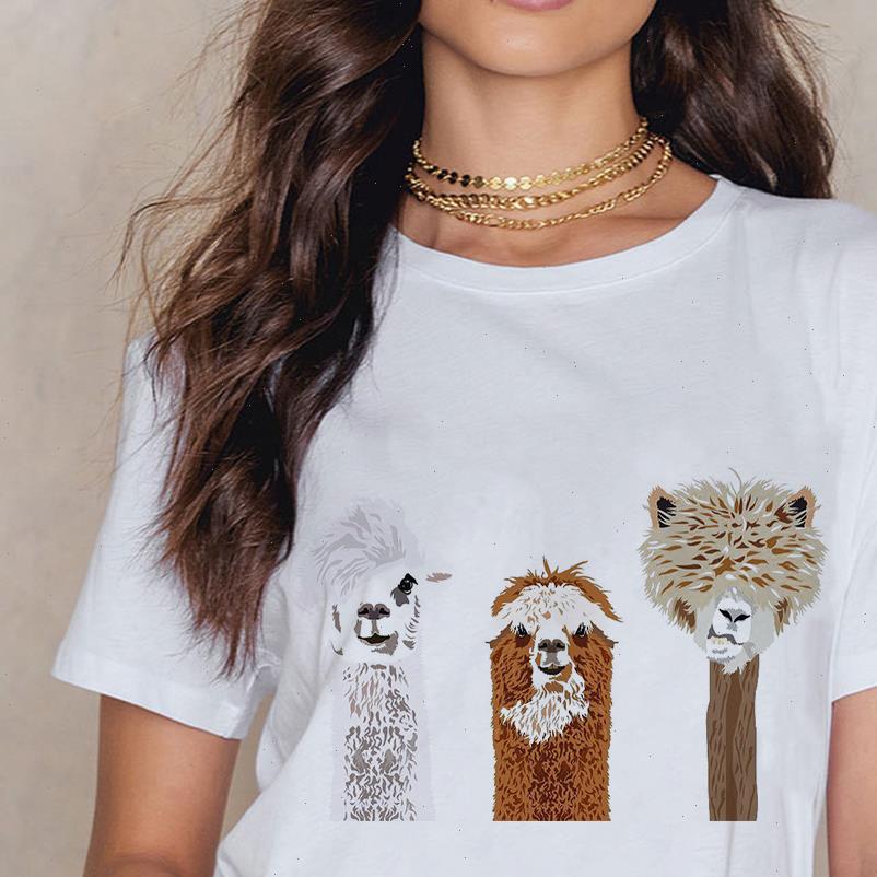 alpaca women t shirts ropa mujer round neck shirt plus size punk spring summer attractive design pretty fashion, White
alpaca women t shirts ropa mujer round neck shirt plus size punk spring summer attractive design pretty fashion, White