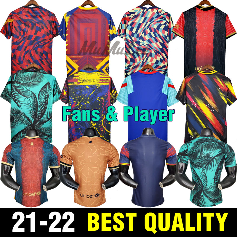 21 22 Pre-match soccer jerseys Messi 2021 special edition ANSU FATI GRIEZMANN BRAITHWAITE PEDRI DE JONG COUTINHO training Football shirts, Black;yellow
21 22 Pre-match soccer jerseys Messi 2021 special edition ANSU FATI GRIEZMANN BRAITHWAITE PEDRI DE JONG COUTINHO training Football shirts, Black;yellow