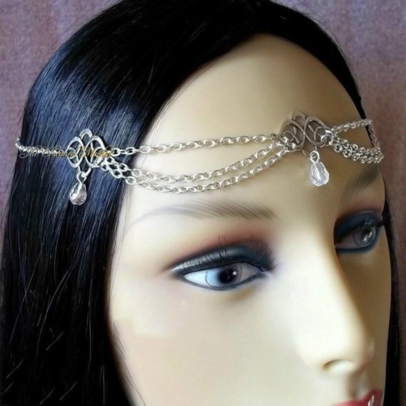 hair clips & barrettes gothic multilayer head chain for women vintage knot pagan waterdrop crystal silver color headdress accessories jewelr, Golden;silver
hair clips & barrettes gothic multilayer head chain for women vintage knot pagan waterdrop crystal silver color headdress accessories jewelr, Golden;silver