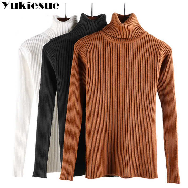 Women Sweaters Winter Turtleneck Warm Pullover Knitter Wear black White Pull burderry women sudaderas 210608
Women Sweaters Winter Turtleneck Warm Pullover Knitter Wear black White Pull burderry women sudaderas 210608