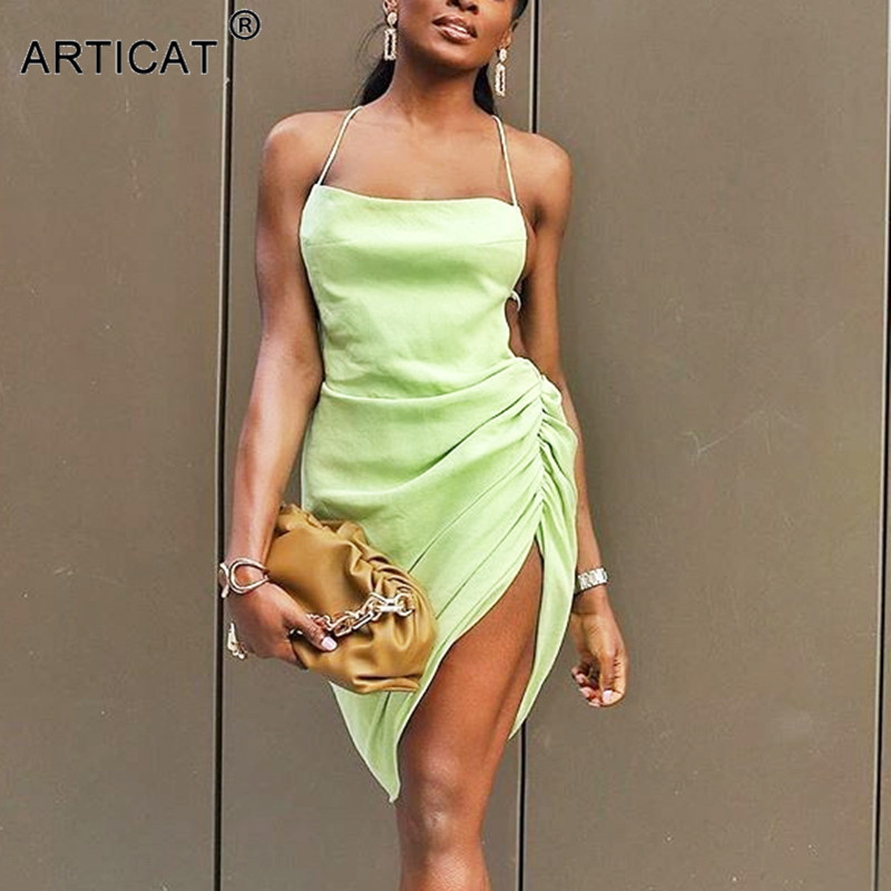 casual ruched backless dress for women spaghetti strap solid streetwear female bandage dresses beach vestidoshigh quality, Black;gray
casual ruched backless dress for women spaghetti strap solid streetwear female bandage dresses beach vestidoshigh quality, Black;gray