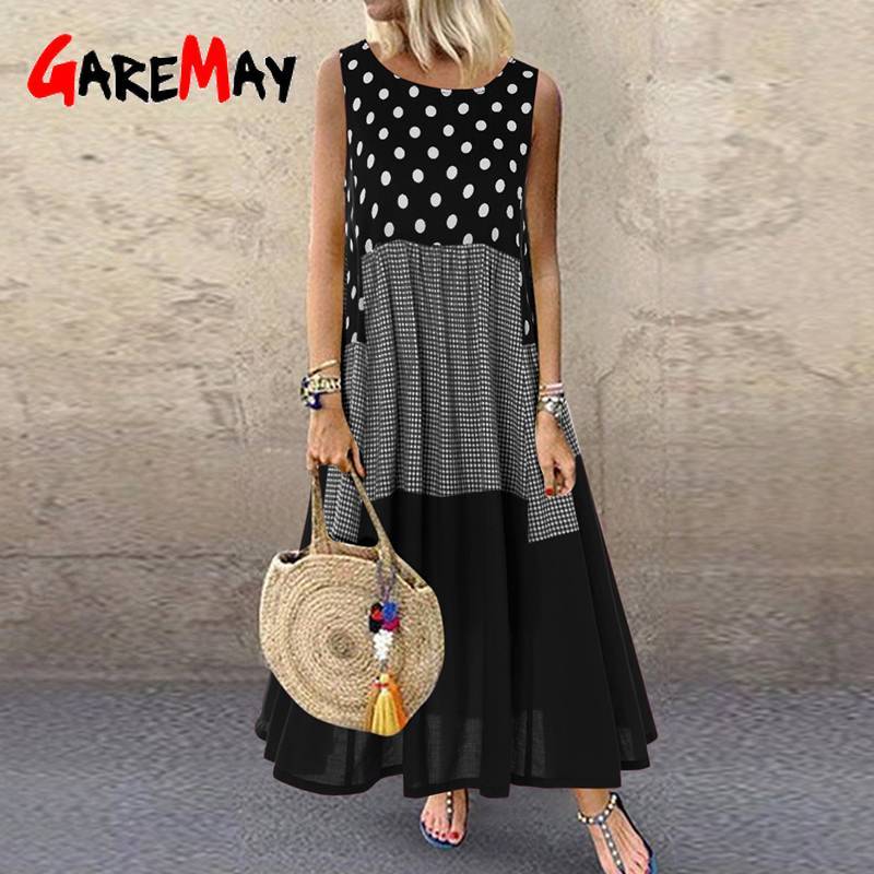 Vintage Polka Dot Long Party Dress Women Autumn Lace Patchwork Boho Wave Point Print Red Sleeves O-Neck 3 Beach 210428