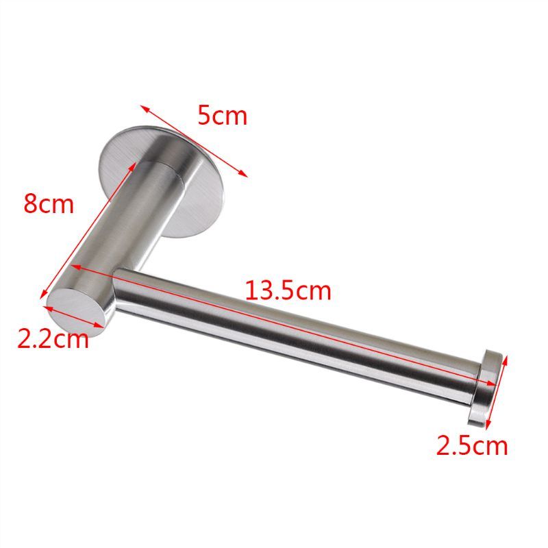 Kitchen Wall Mounted Toilet controller Rustless Steel Bathroom Tissue Plank