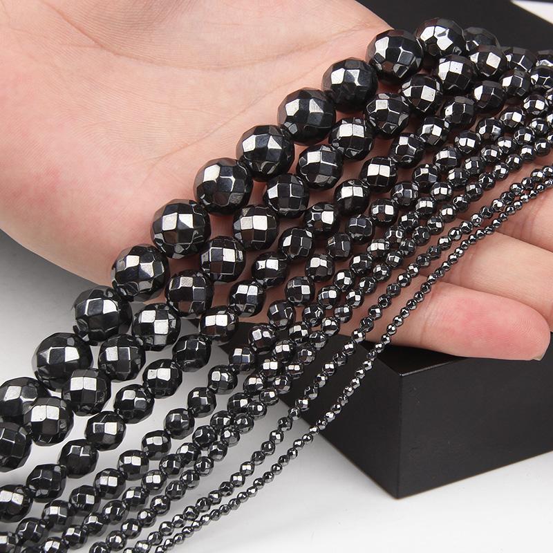 Other High Quality Hematite Bead Natural 2-12mm Round Shape Faceted Beads Fashion Black Loose For Jewelry Making DIY Accessories
Other High Quality Hematite Bead Natural 2-12mm Round Shape Faceted Beads Fashion Black Loose For Jewelry Making DIY Accessories