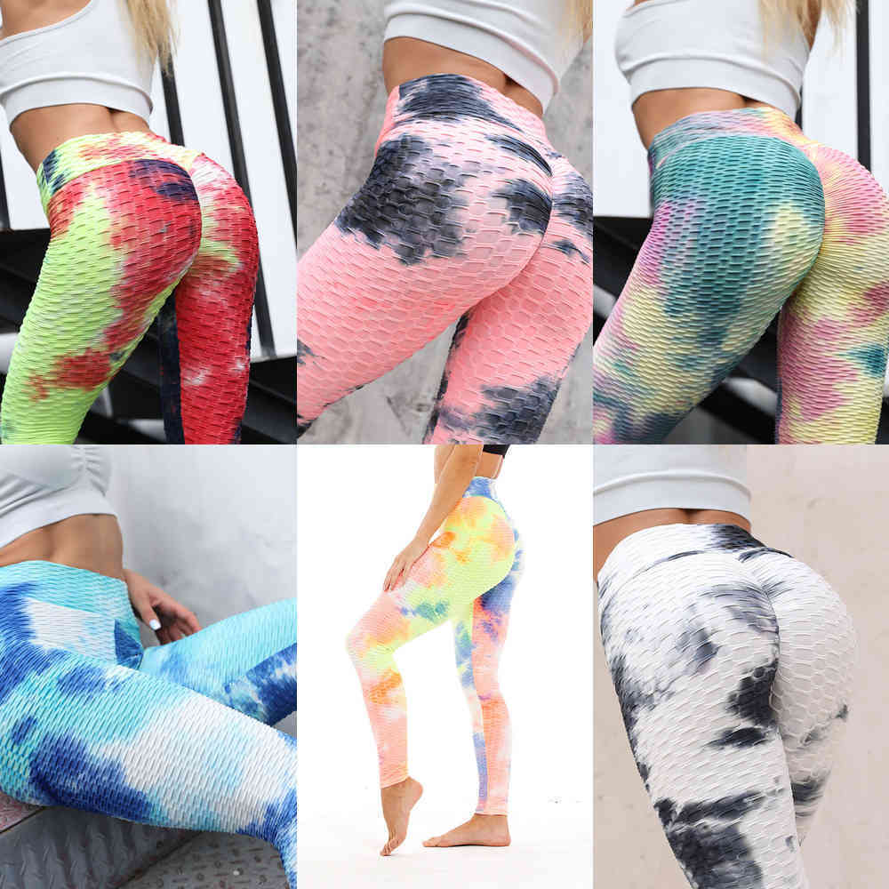 Women Designers Clothes 2021 water ink jacquard tie dyeing bubble Yoga Pants slim and hip lifting exercise Leggings, Black;white
Women Designers Clothes 2021 water ink jacquard tie dyeing bubble Yoga Pants slim and hip lifting exercise Leggings, Black;white