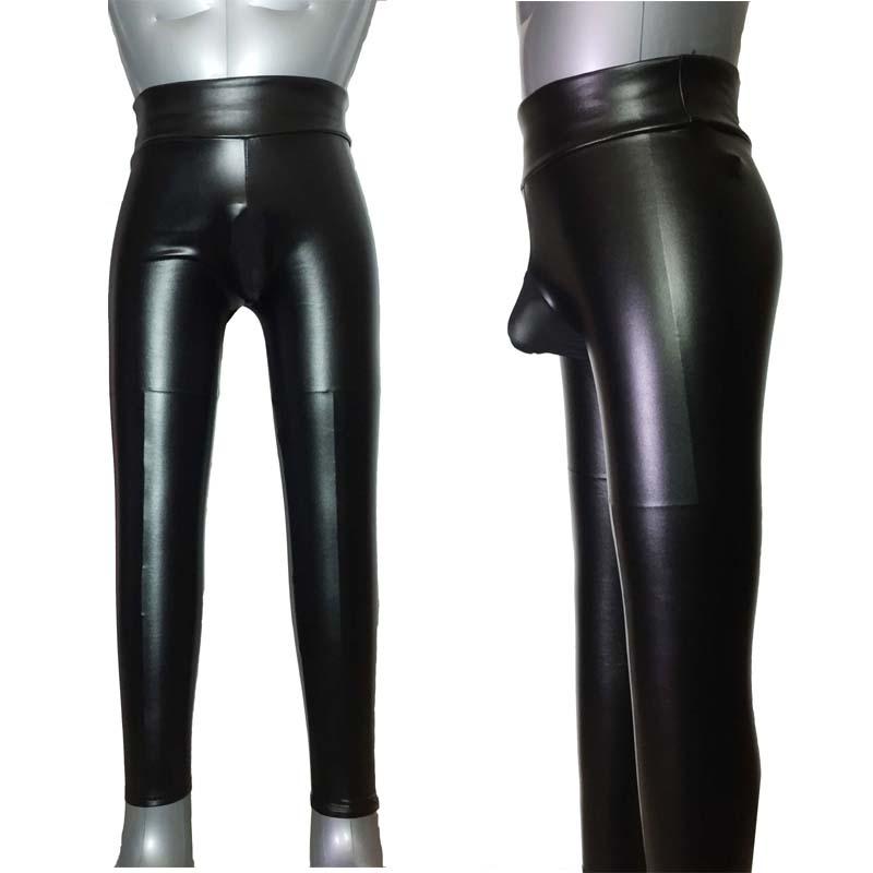 Sexy Costumes Men's Skinny Tight Wet Look Winter Leggings Mesh Sheer Crotch Pouch Pants Long Johns Tights Fetish Role Play Costume, Black
Sexy Costumes Men's Skinny Tight Wet Look Winter Leggings Mesh Sheer Crotch Pouch Pants Long Johns Tights Fetish Role Play Costume, Black