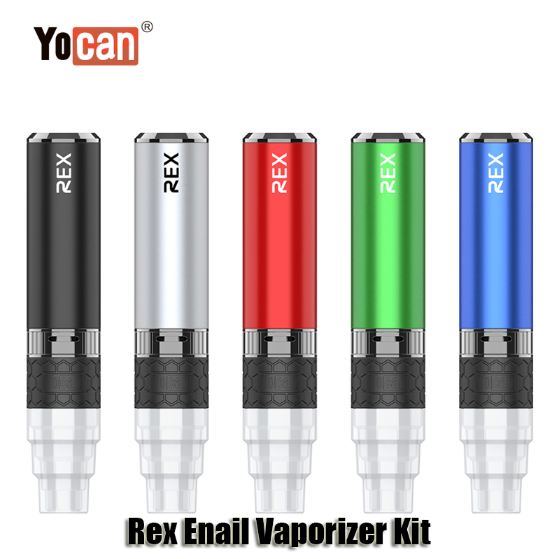 Authentic Yocan REX Portable Enail Dab Kit 1400mAh Battery VV Adjustable Airflow Concentrate Herb Electric Rig Wax Vaping Device For Water Pipe, Tell us the colors
Authentic Yocan REX Portable Enail Dab Kit 1400mAh Battery VV Adjustable Airflow Concentrate Herb Electric Rig Wax Vaping Device For Water Pipe, Tell us the colors