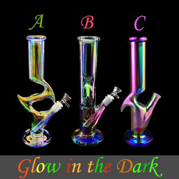 Glow In The dark Bong Ice Catcher Hookahs Glasses Bubbler Downstem Perc Smoking Glass Pipe Heady Glass Rigs With 14mm bowl
Glow In The dark Bong Ice Catcher Hookahs Glasses Bubbler Downstem Perc Smoking Glass Pipe Heady Glass Rigs With 14mm bowl