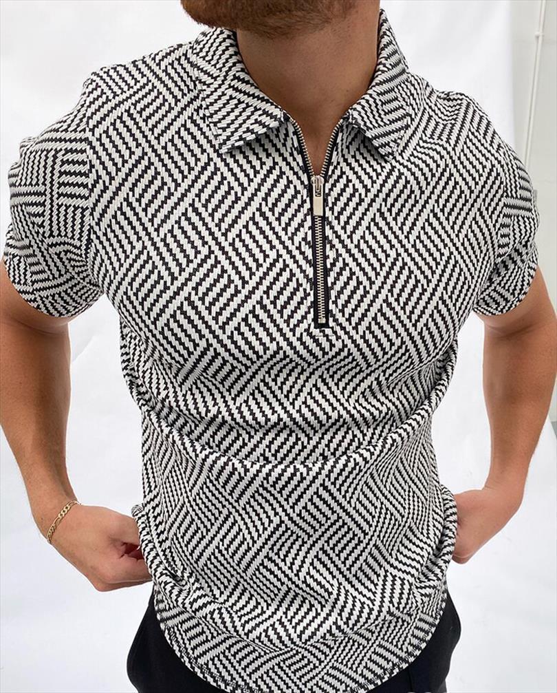 summer twill shirt mens polos short sleeve oversized loose zipper color matching clothes male tee shirts trip, White;black
summer twill shirt mens polos short sleeve oversized loose zipper color matching clothes male tee shirts trip, White;black
