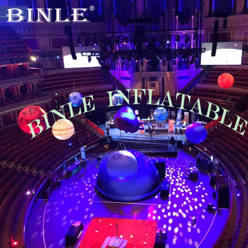 Scientific nine planets giant inflatable earth ball,globe balloon,large sphere for school education or decoration