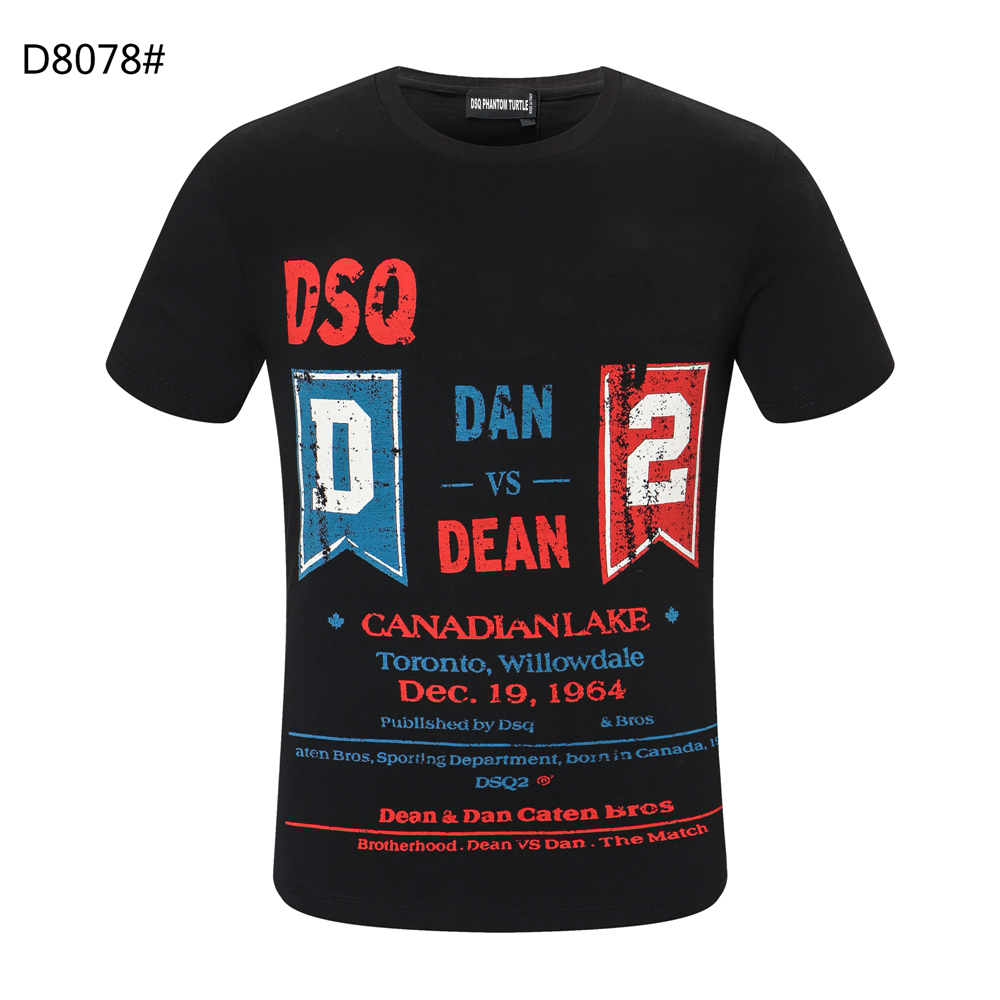 DSQ PHANTOM TURTLE SS Mens Designer T shirt Italian fashion Tshirts Summer DSQ Pattern T-shirt Male High Quality 100% Cotton Tops 60255, Black
DSQ PHANTOM TURTLE SS Mens Designer T shirt Italian fashion Tshirts Summer DSQ Pattern T-shirt Male High Quality 100% Cotton Tops 60255, Black