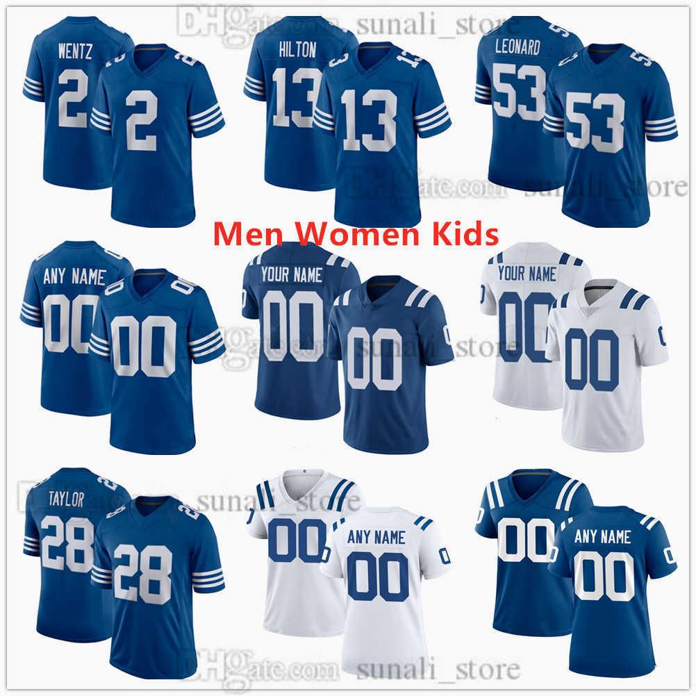 Stitched Football Jerseys 1 Pat McAfee 2 Carson Wentz 13 T.Y. Hilton 28 Jonathan Taylor 53 Darius Leonard 56 Quenton Nelson Men Women Kids, Black;red
Stitched Football Jerseys 1 Pat McAfee 2 Carson Wentz 13 T.Y. Hilton 28 Jonathan Taylor 53 Darius Leonard 56 Quenton Nelson Men Women Kids, Black;red