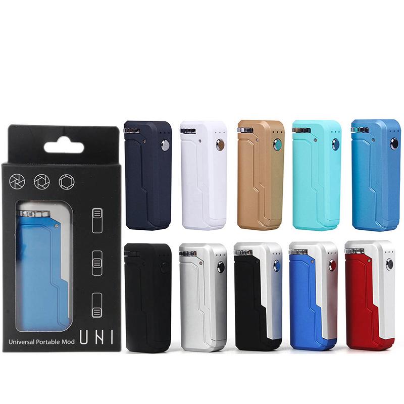 UNI Box Mod 650mAh Batteries Preheat Variable Voltage With Magnetic Adapter Starter Kit Dab Vape Pen for 510 Thick Oil Cartridges Vaporizer cookies
UNI Box Mod 650mAh Batteries Preheat Variable Voltage With Magnetic Adapter Starter Kit Dab Vape Pen for 510 Thick Oil Cartridges Vaporizer cookies