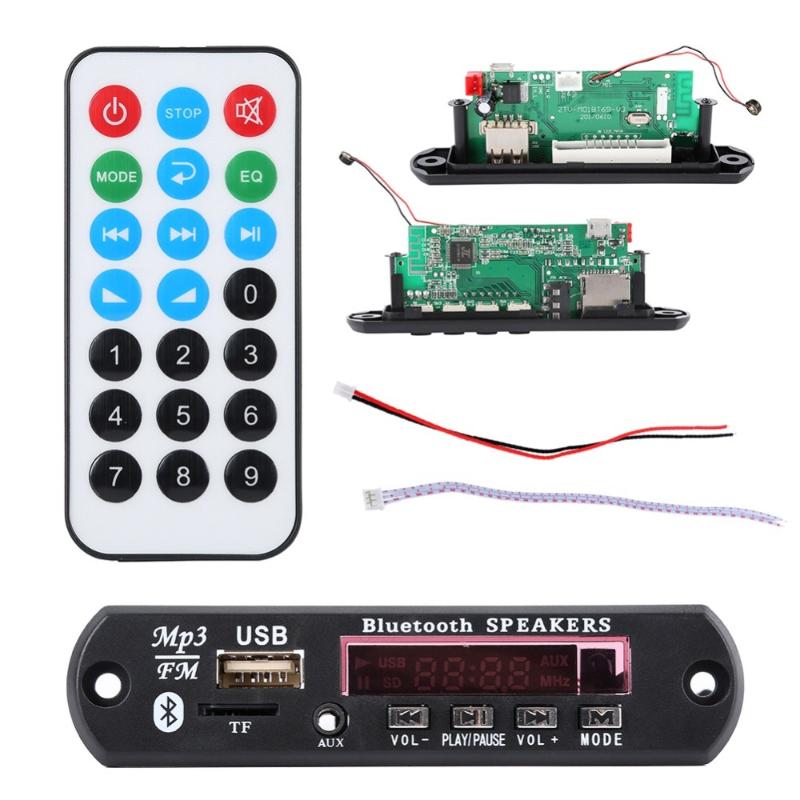 Wireless Bluetooth Micro USB MIC 3.5MM AUX FLAC MP3 TF Radio WMA Decoder Board Audio Module For Car Sz & MP4 Players
Wireless Bluetooth Micro USB MIC 3.5MM AUX FLAC MP3 TF Radio WMA Decoder Board Audio Module For Car Sz & MP4 Players