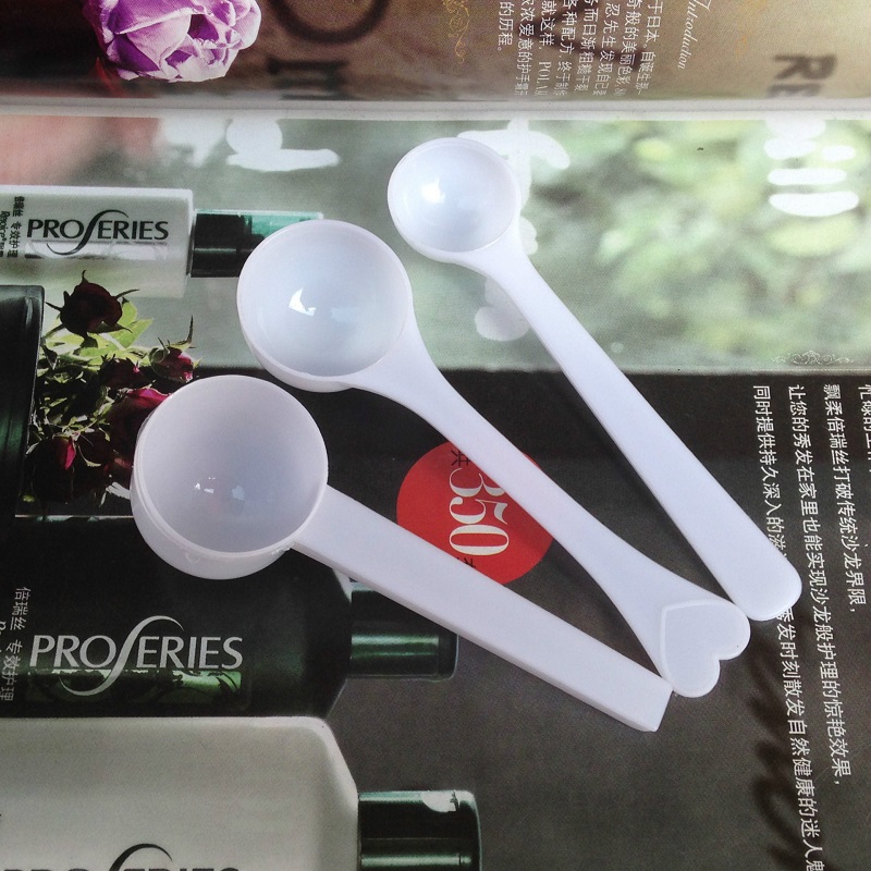 Professional White Plastic 1g 3g 5g Scoops/Spoons for Food/Milk/Washing Powder/Medicine Measuring W0144