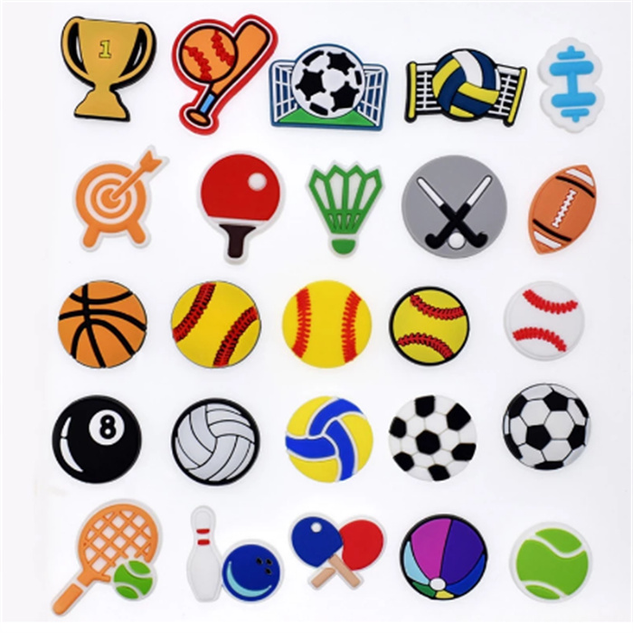 Wholesale custom1pc Mix Ball Sporting Goods Shoe Charms Buckle Decoration basketball Croc For Clogs Garden Sandal Shoe Accessorie Kid Party X-mas Gift
Wholesale custom1pc Mix Ball Sporting Goods Shoe Charms Buckle Decoration basketball Croc For Clogs Garden Sandal Shoe Accessorie Kid Party X-mas Gift