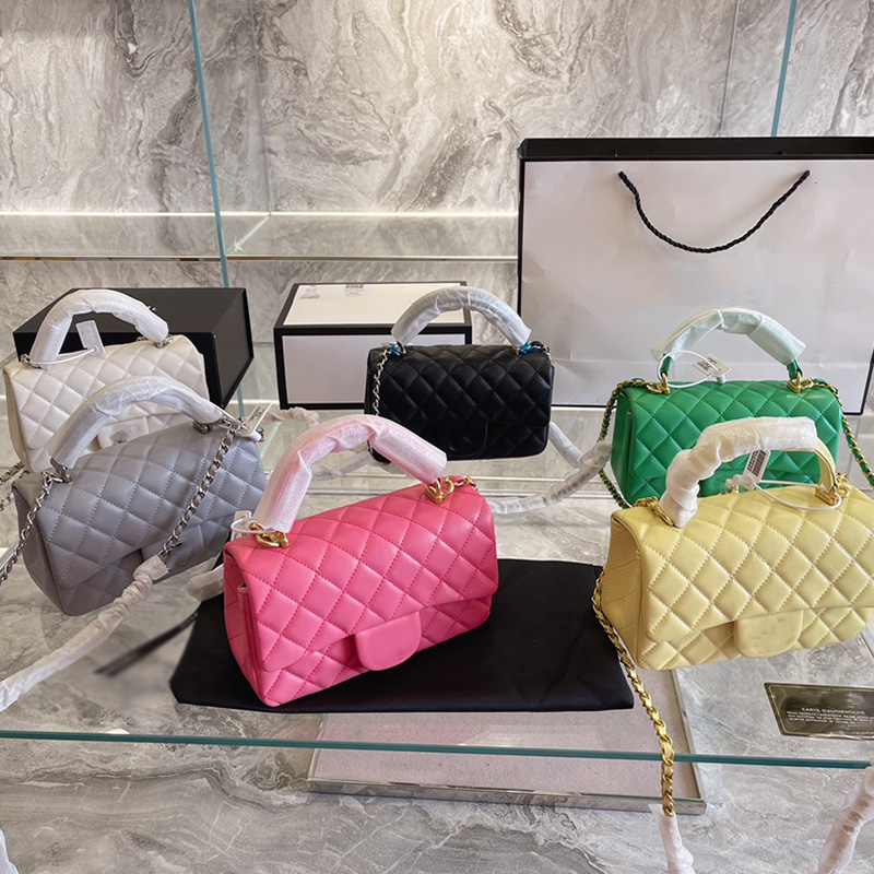 Designers Spring Summer Fashion Girls Women's Hand Bags Sheepskin Genuine Leather Crossbody Clutch Cosmetic Luxury_handbags Messenger One Ha
