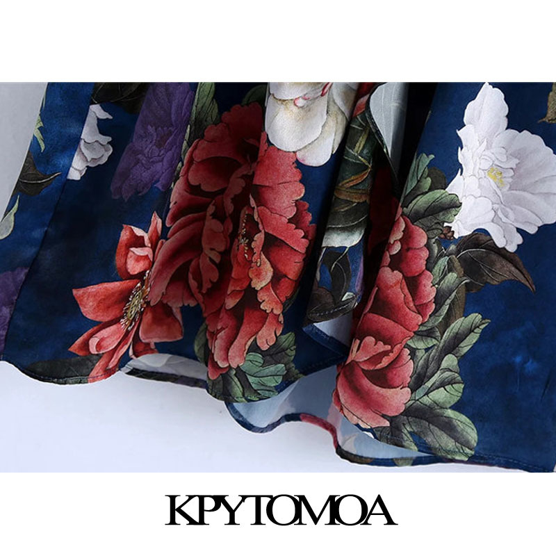 Women Chic Fashion Floral Print Ruffled Playsuits Long Sleeve Elastic Waist Female Short Jumpsuits Mujer 210420