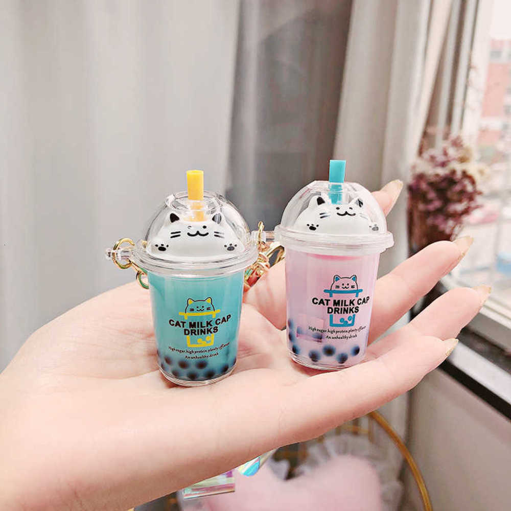 Cartoon Cute Cat Keychain Milk Tea Cup Liquid Quicksand Sequin Party Favor Ring Charm Bag Car Pendant Key Chain R050
Cartoon Cute Cat Keychain Milk Tea Cup Liquid Quicksand Sequin Party Favor Ring Charm Bag Car Pendant Key Chain R050