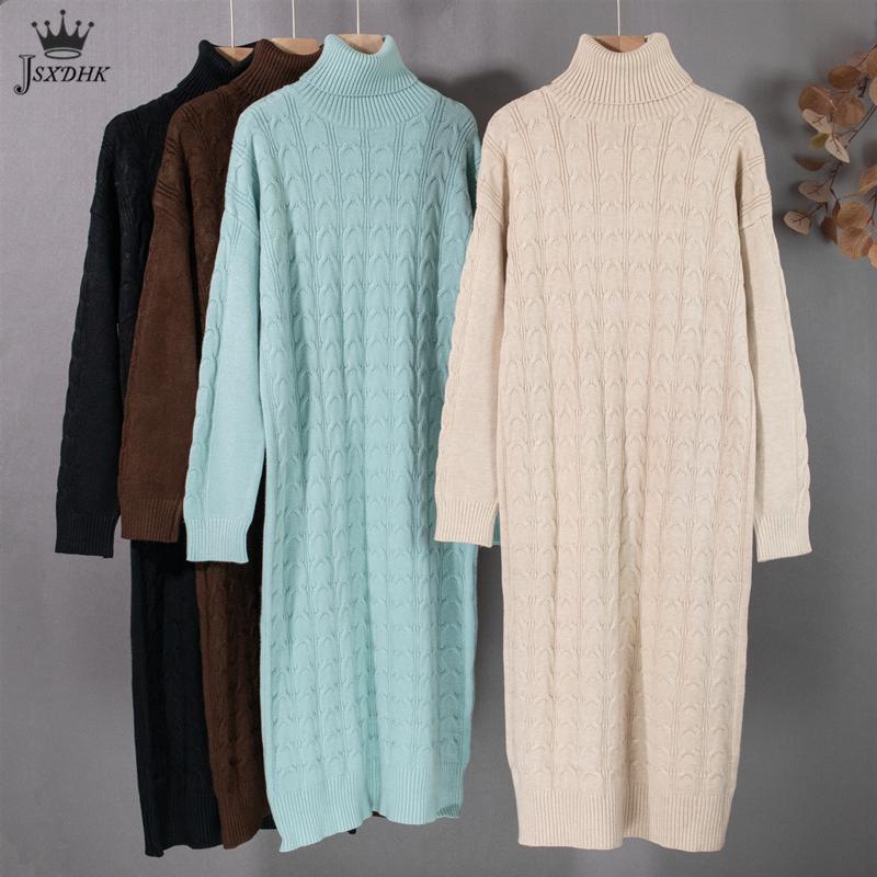 Women's Sweaters 2021Winter Stylish Thick Turtleneck Dress Women Long Twisted Knitted Jumper Solid Office Warm High Quality Sweater, Photo color
Women's Sweaters 2021Winter Stylish Thick Turtleneck Dress Women Long Twisted Knitted Jumper Solid Office Warm High Quality Sweater, Photo color