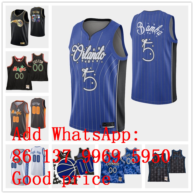 Custom Orlando's Men Magic's 5 Mohamed Bamba's 1 Jonathan Isaac 32 Magic Mitchell 2 Mychal Mulder 31 Ross's 2021-22 75th, White;black
Custom Orlando's Men Magic's 5 Mohamed Bamba's 1 Jonathan Isaac 32 Magic Mitchell 2 Mychal Mulder 31 Ross's 2021-22 75th, White;black